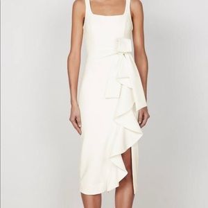 Shonajoy Georgie square neck midi dress